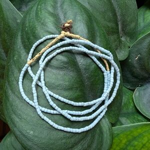 Elegant Blue Beaded Necklace